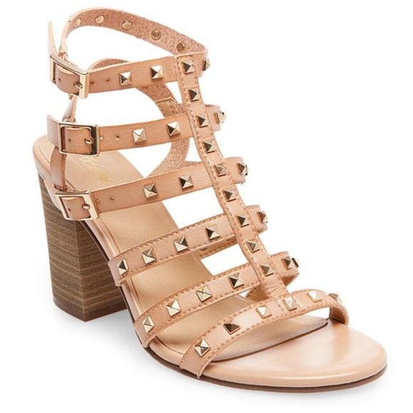 Mossimo Supply Co. Shoes - Women Becky Studded Strappy Heel Gladiator Sandals